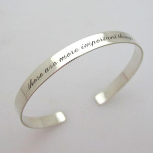 Sterling Silber Armband - Inspirierendes Zitat-Geschenk