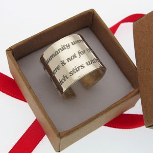 Bibel Vers gravierter Ring