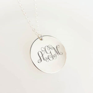 Personalisierte Monogramm Bettelkette