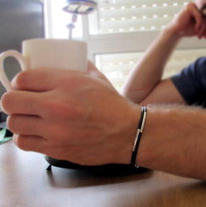 Doppeltes Lederarmband - Alltagsschmuck