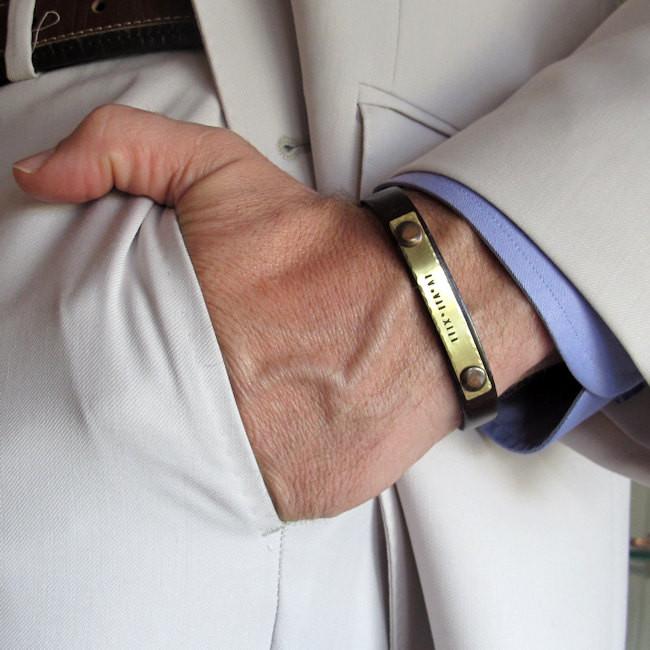 ID Herren Armband - Geburtstagsgeschenk für ihn