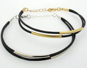 Doppeltes Lederarmband - Alltagsschmuck