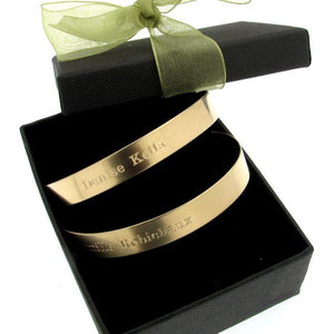 Geburtstagsgeschenk - Graviertes Armband für Männer