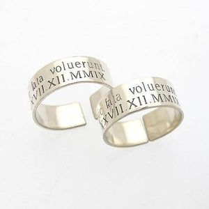 Personalisierte Ringe für sie und ihn