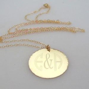 Monogramm Goldbettelkette