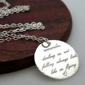 Sterling Silber personalisierte Inspiration-Kette