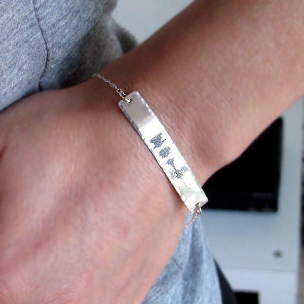 Liebe Geschenk - Schallwellengraviertes Armband