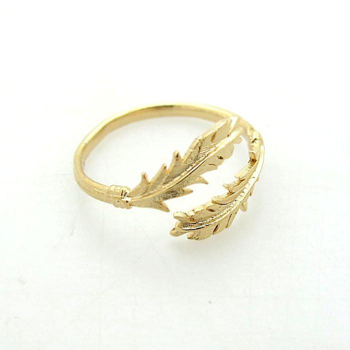  Gold Blatt Ring