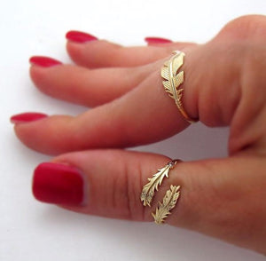  Gold Blatt Ring