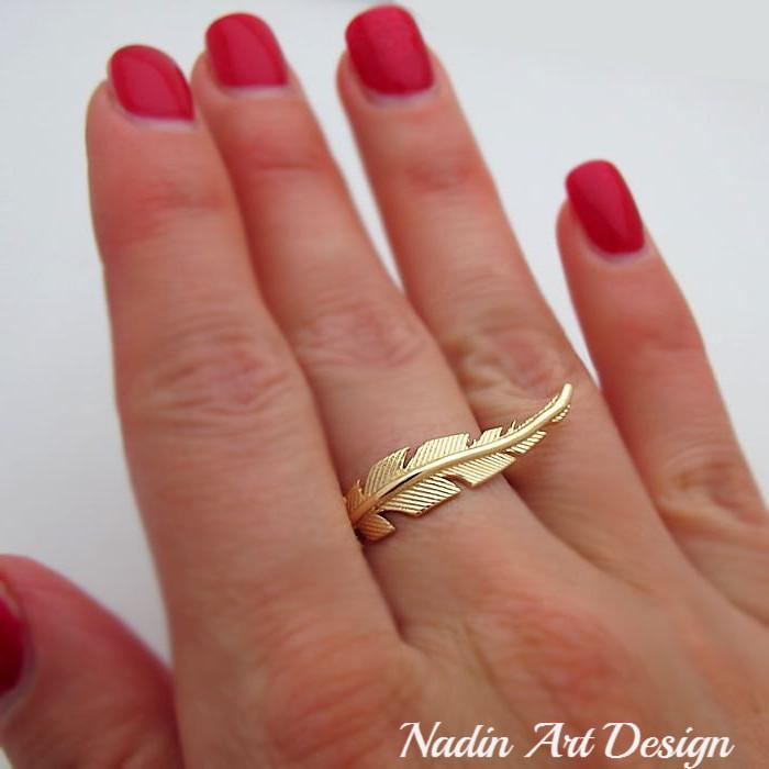 14K Gold Filled Goldfeder Ring